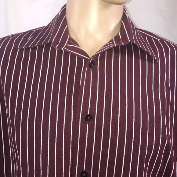 Express 1MX Modern Fit Long Sleeve Button Down - Picture 2 of 8